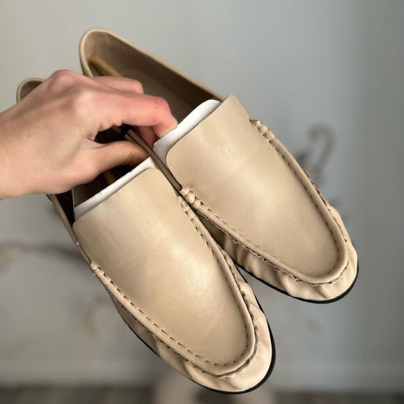 Zara Genuine Leather Loafers New - Picture 3 of 10